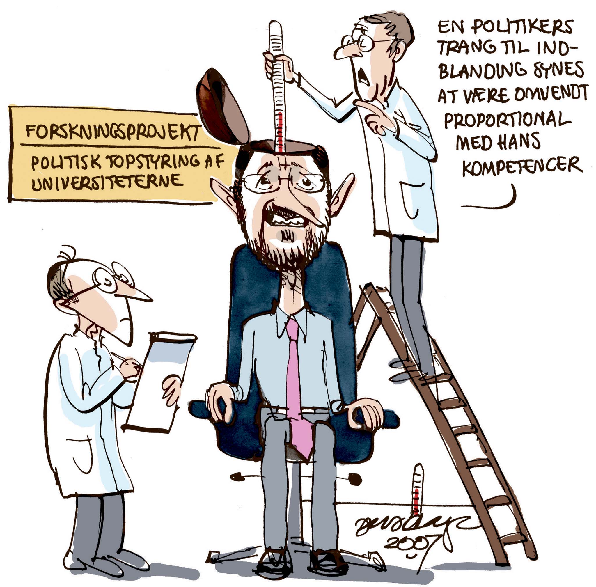 Satire tegning: 