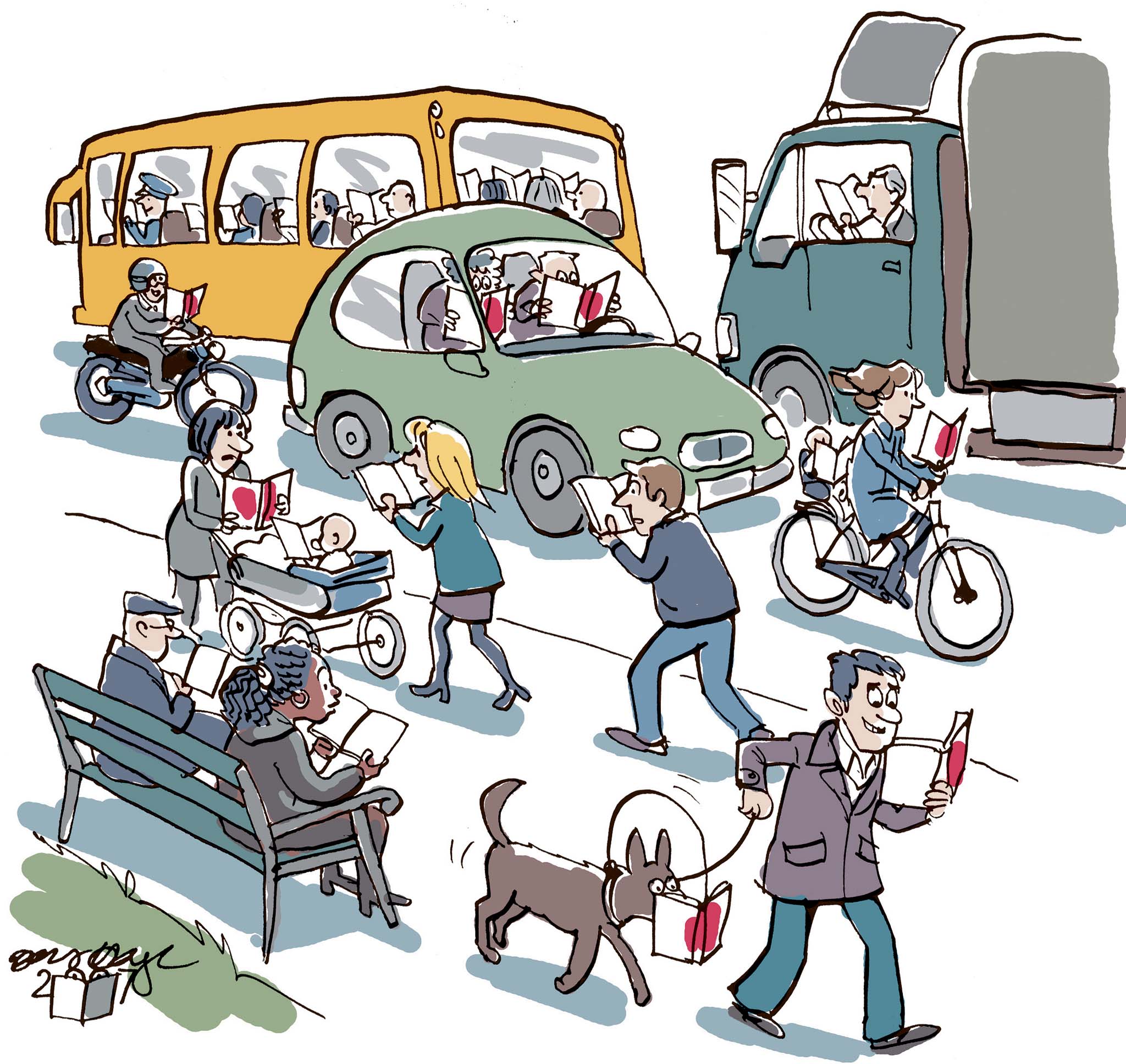Satire tegning: 