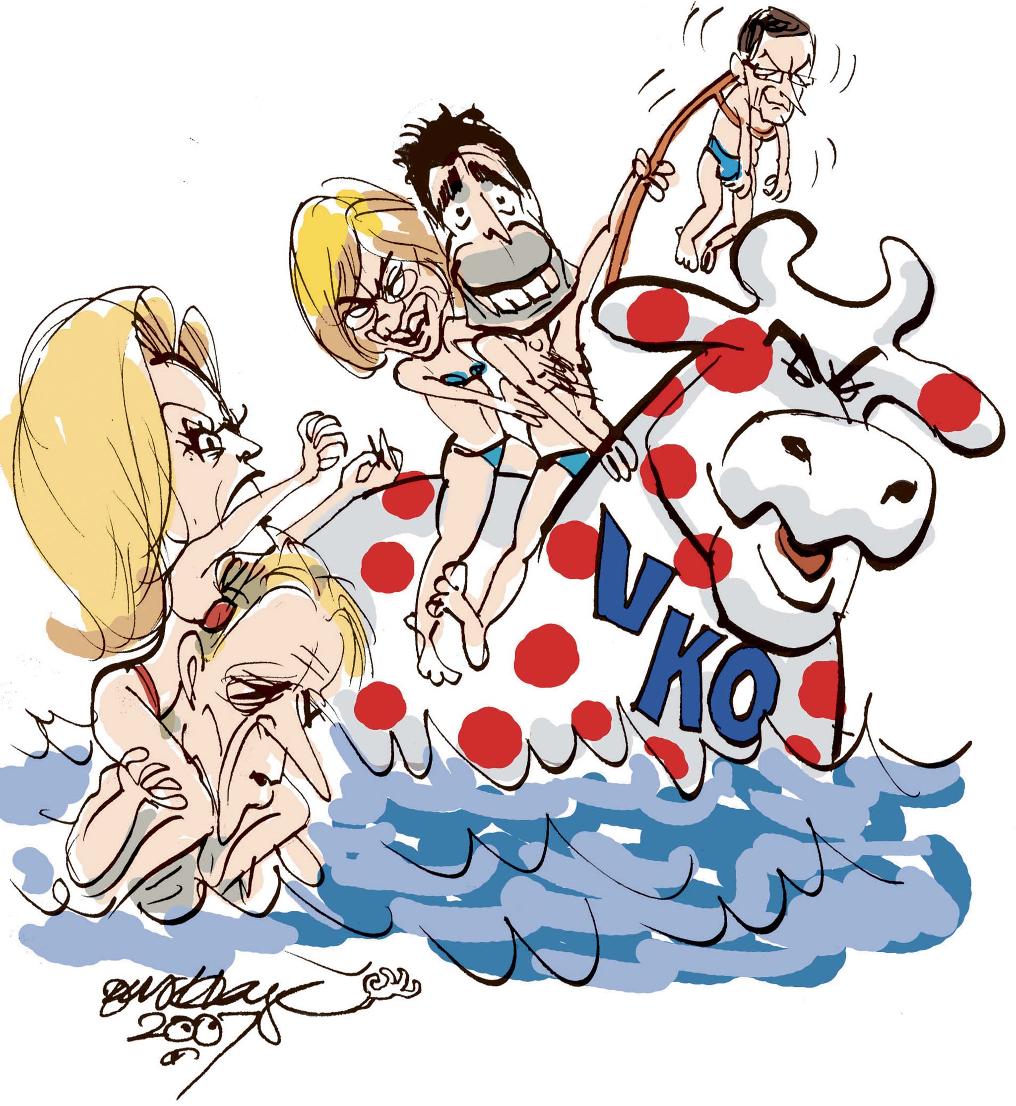 Satire tegning: 