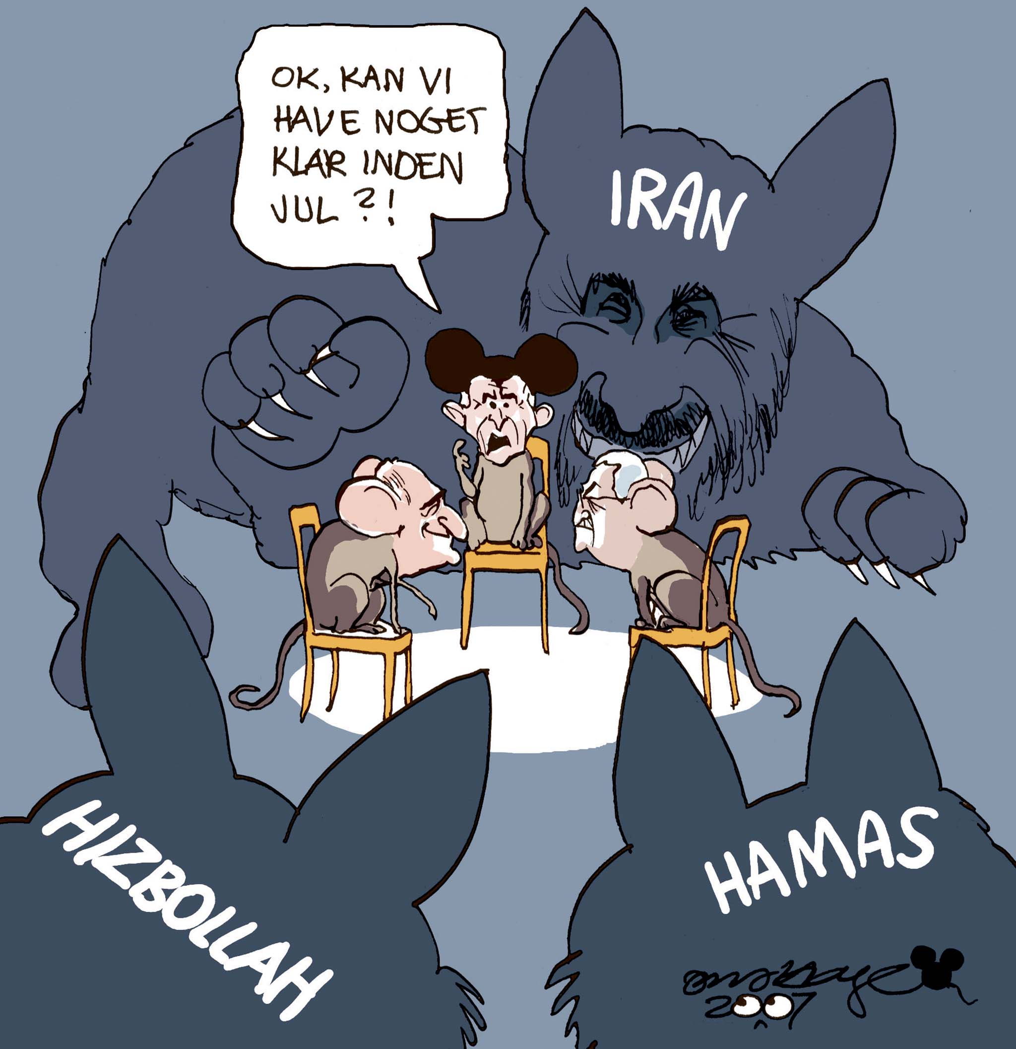 Satire tegning: 