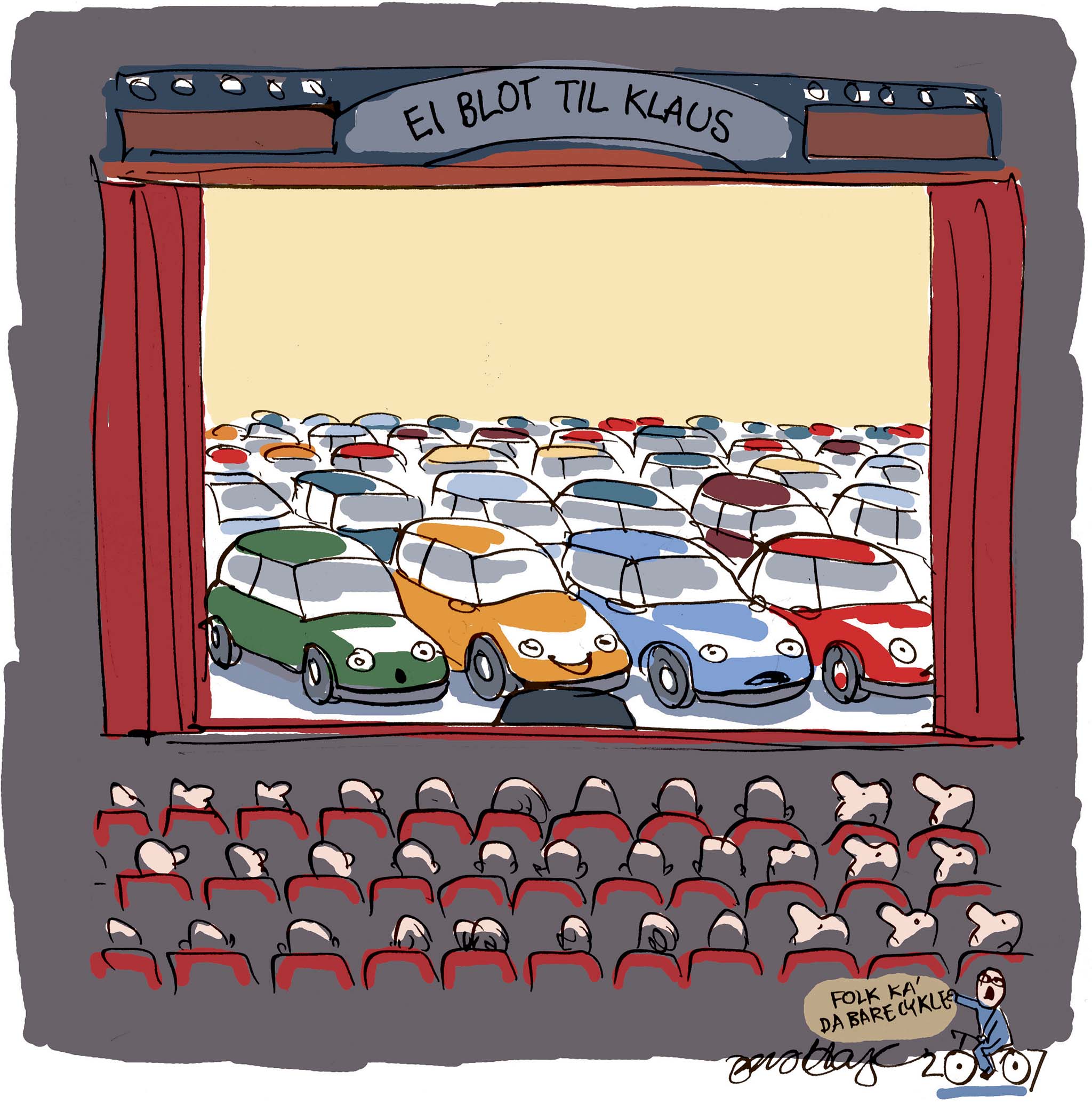 Satire tegning: 