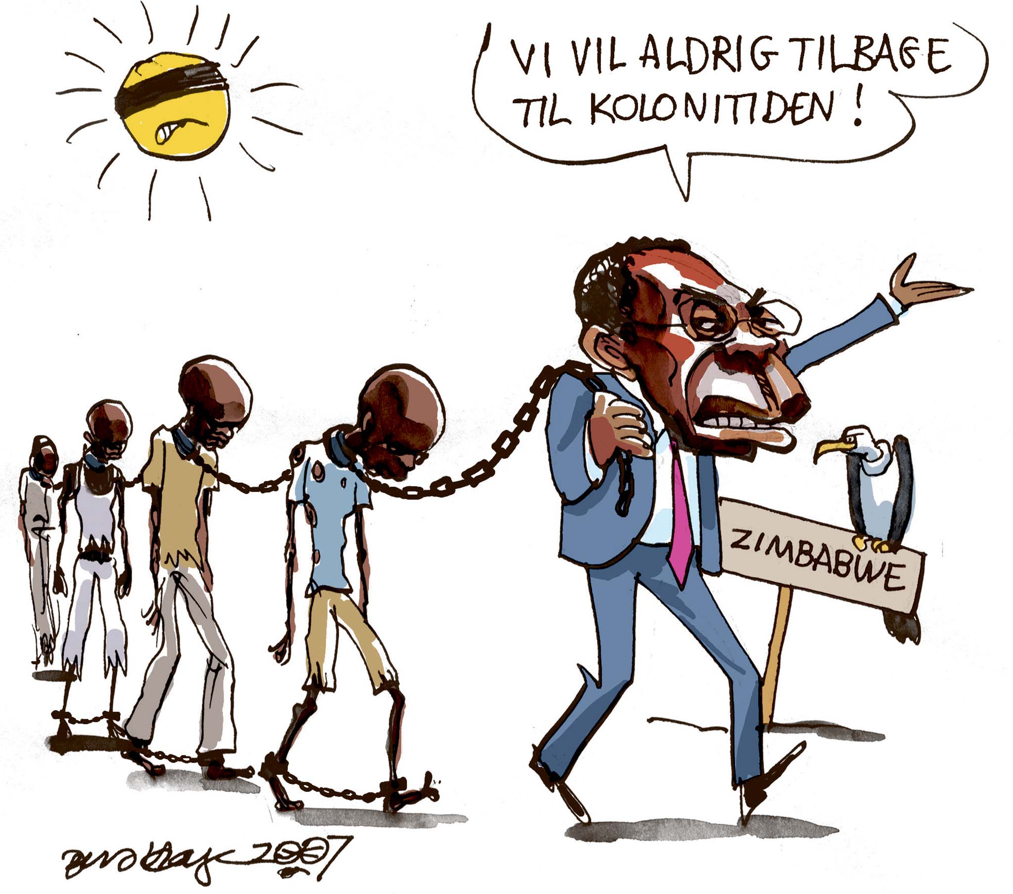Satire tegning: 