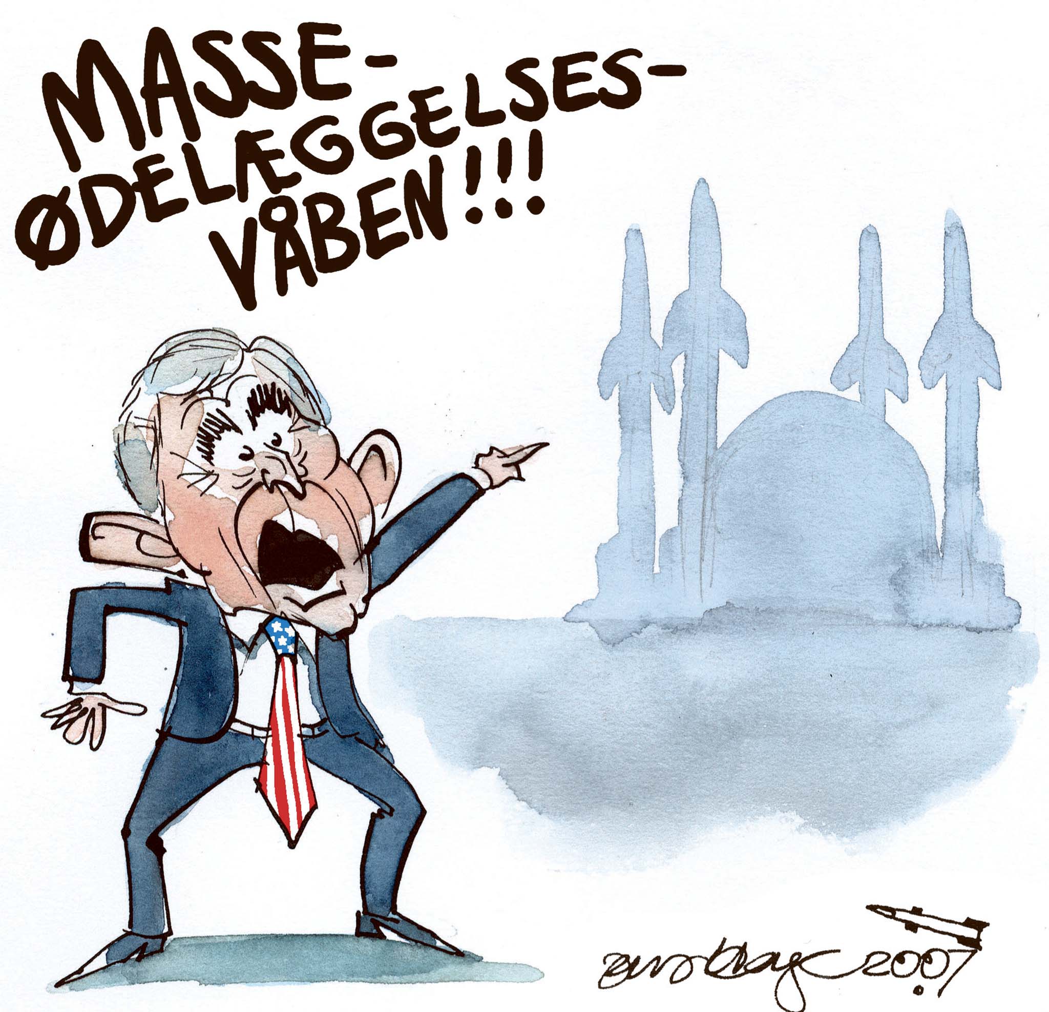 Satire tegning: 