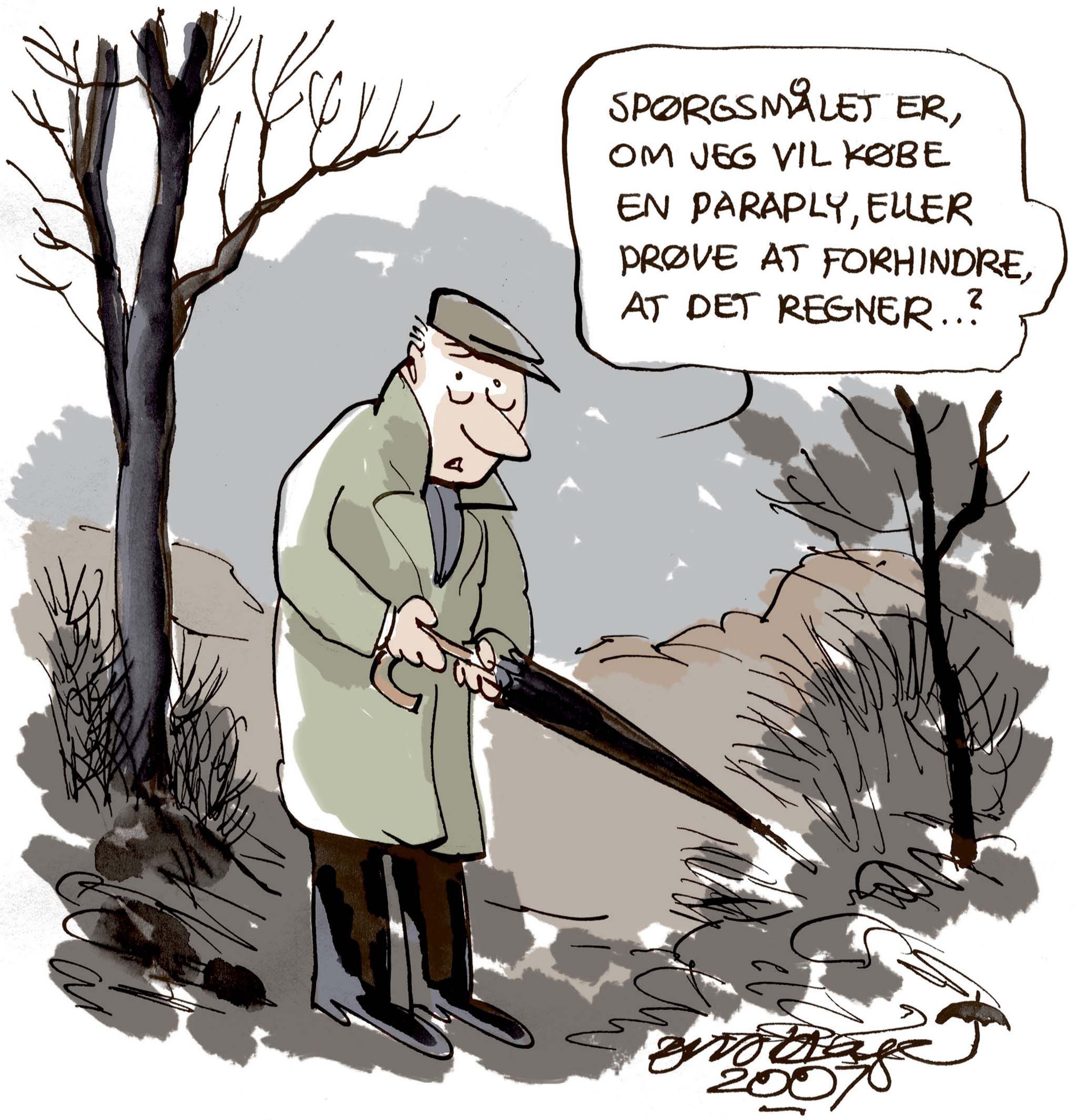 Satire tegning: 