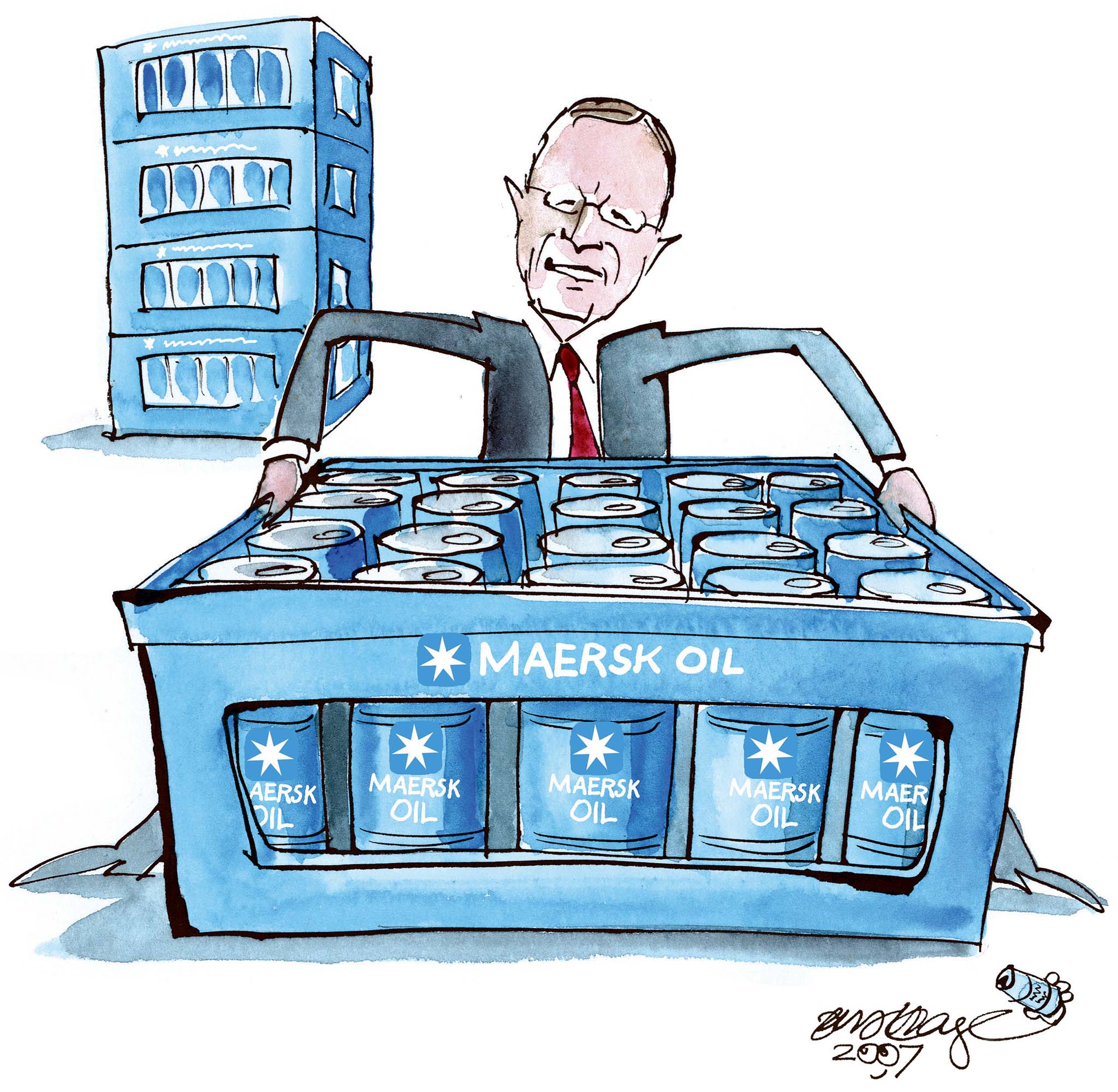 Satire tegning: 