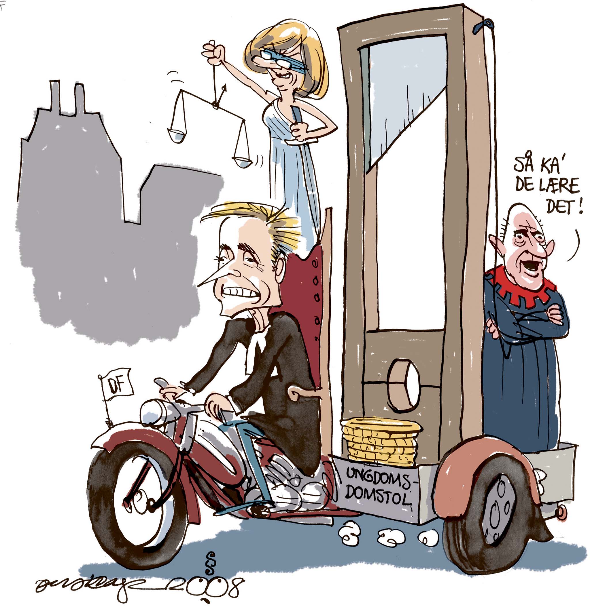 Satire tegning: 