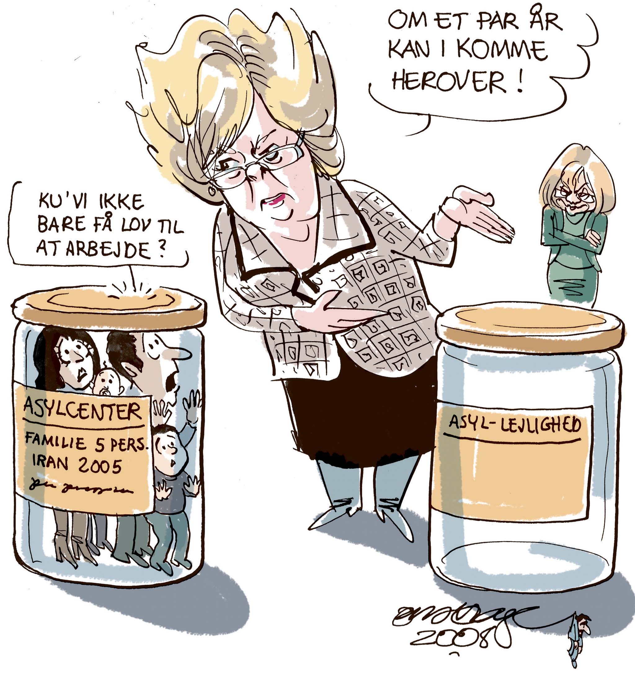 Satire tegning: 
