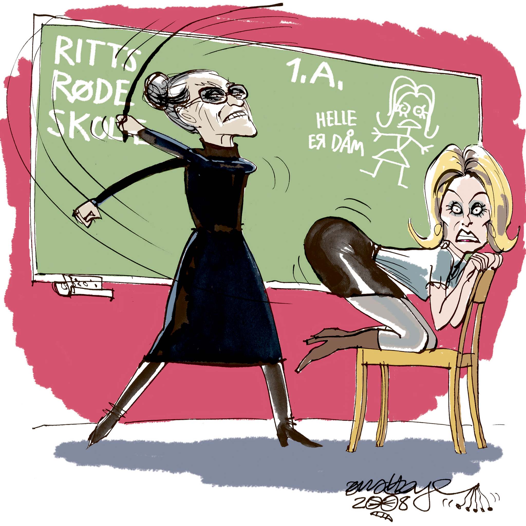 Satire tegning: 