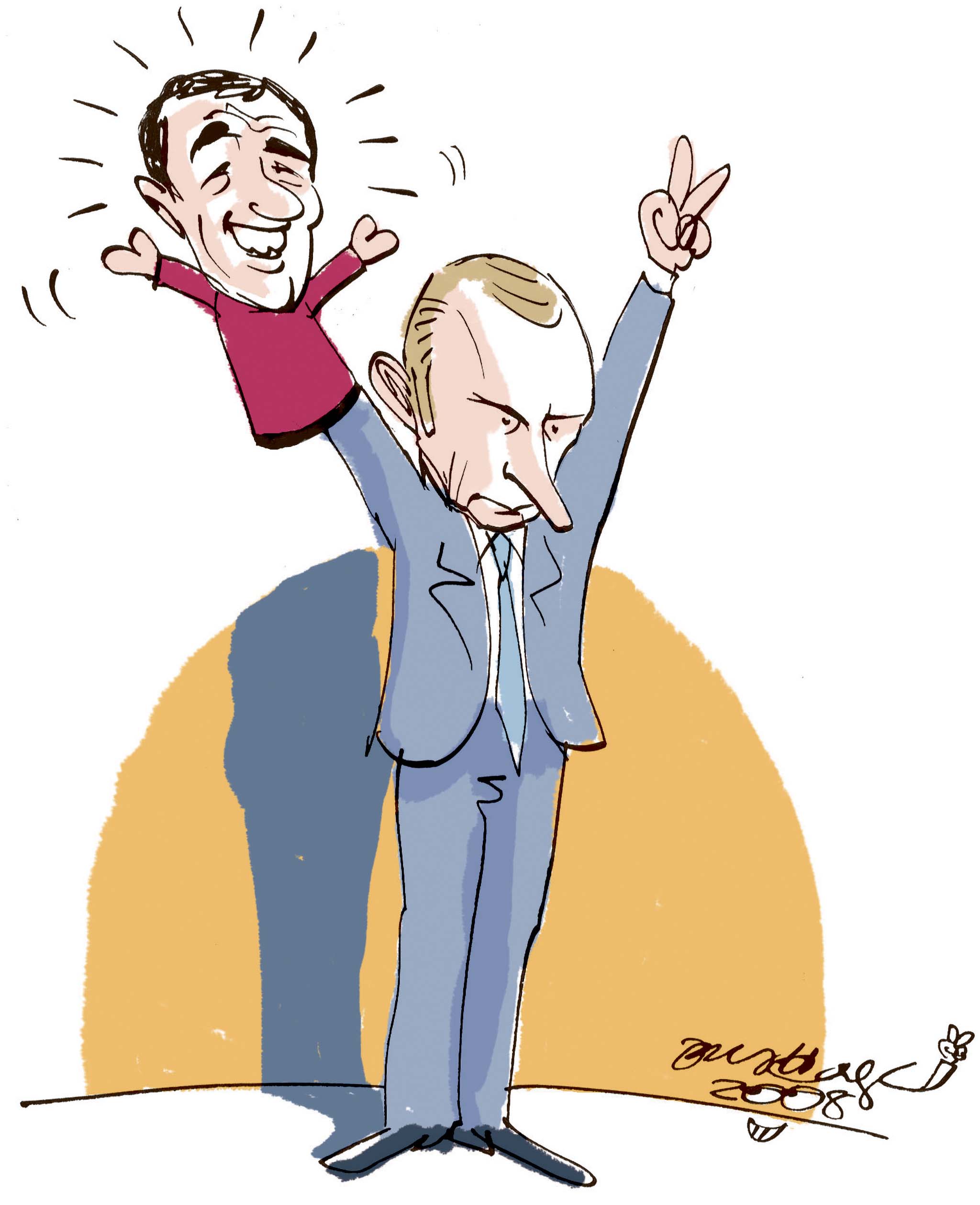 Satire tegning: 