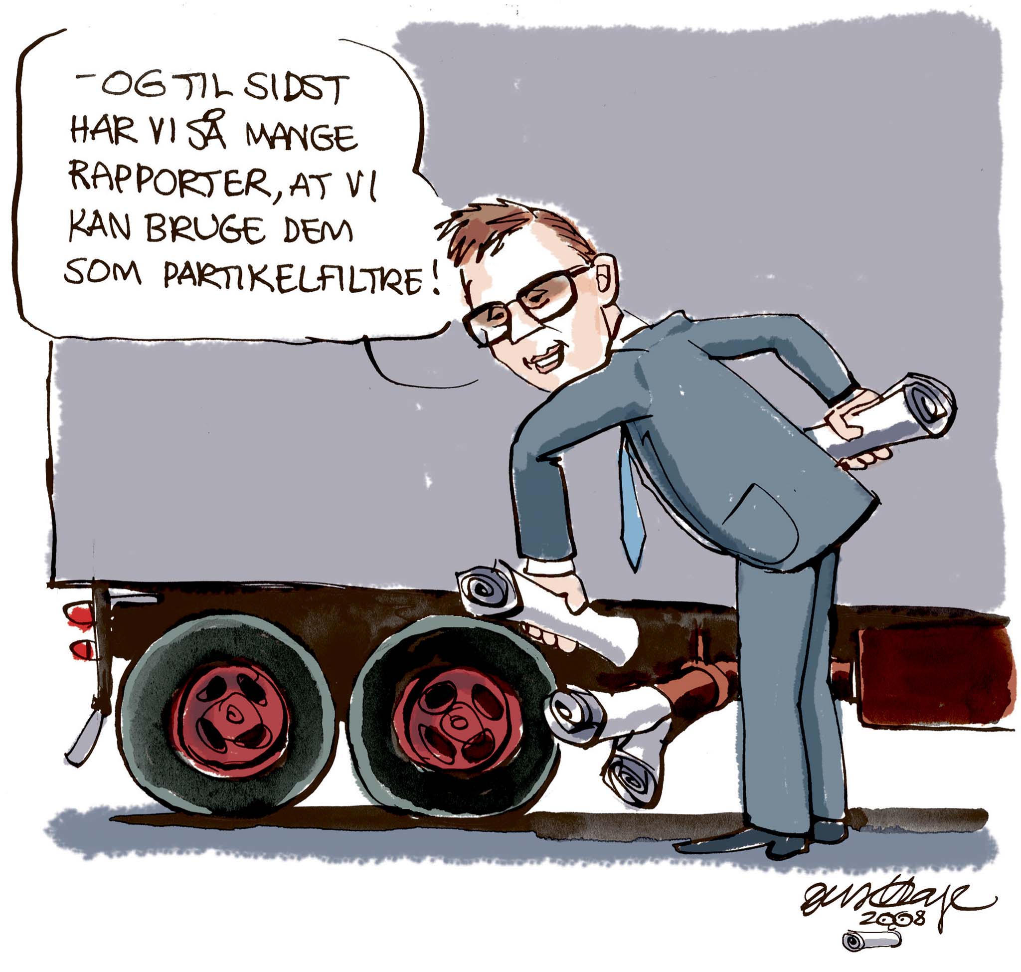 Satire tegning: 