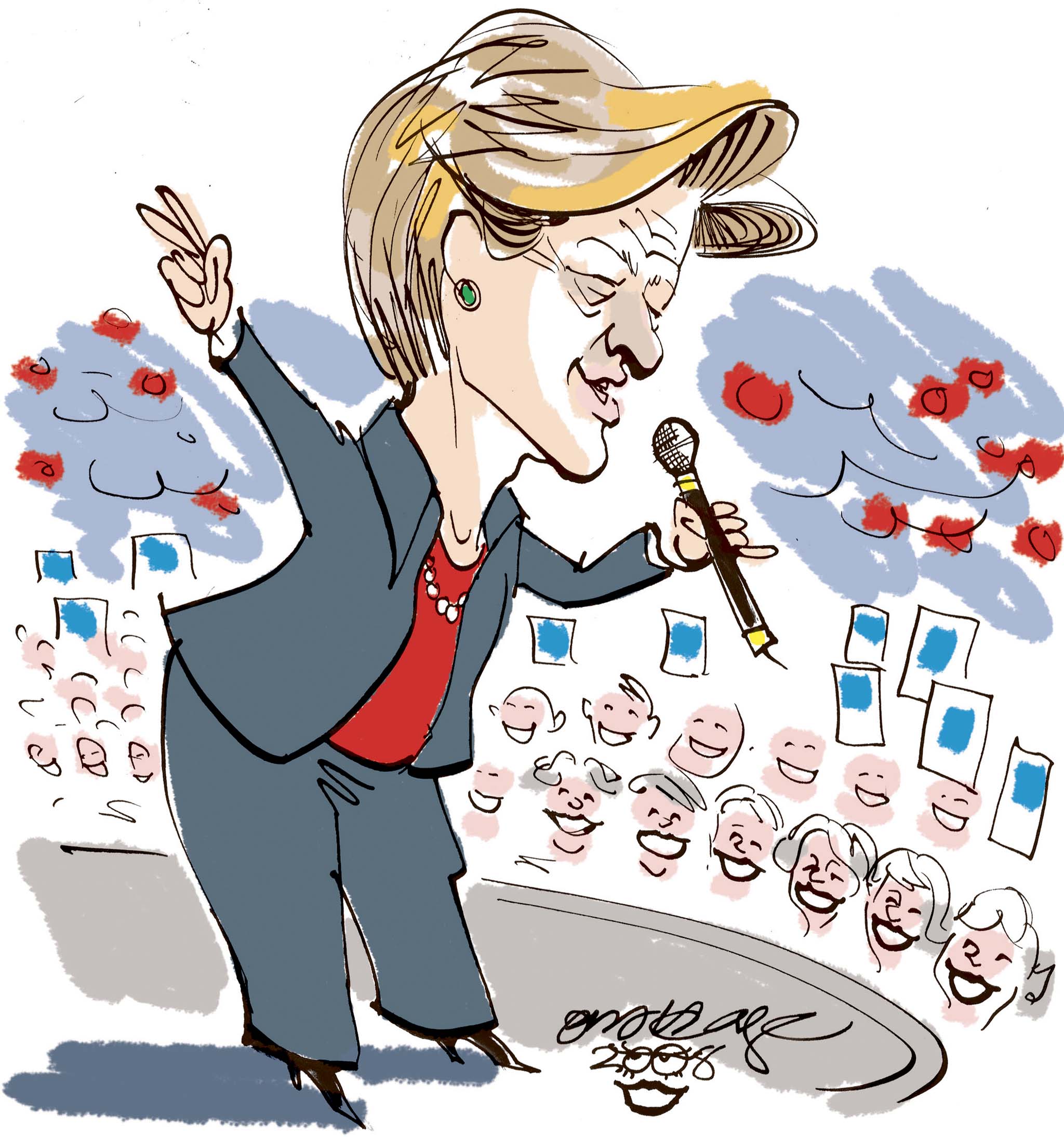 Satire tegning: 